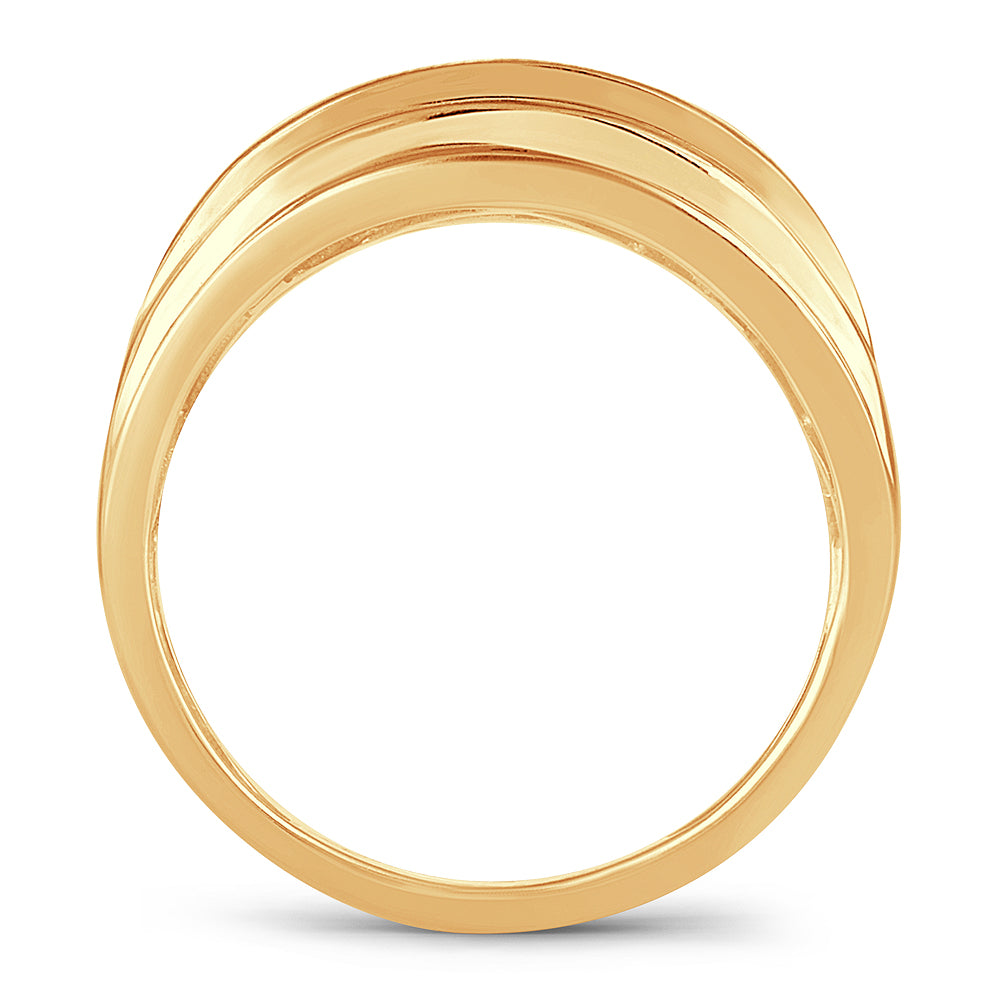 Alianza de diamantes de 14 k y 1,00 quilates