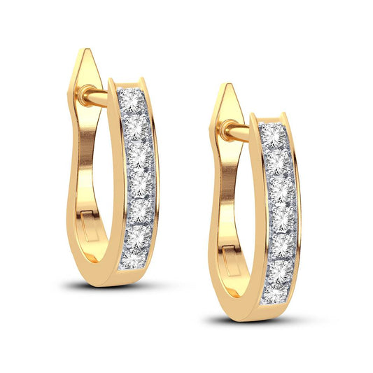 10K 0.06CT Diamond Earring