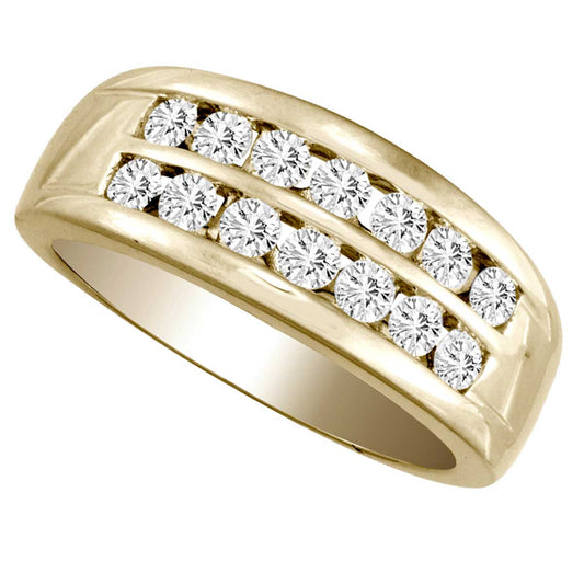 ANILLO de diamantes de 14K y 1,03 quilates