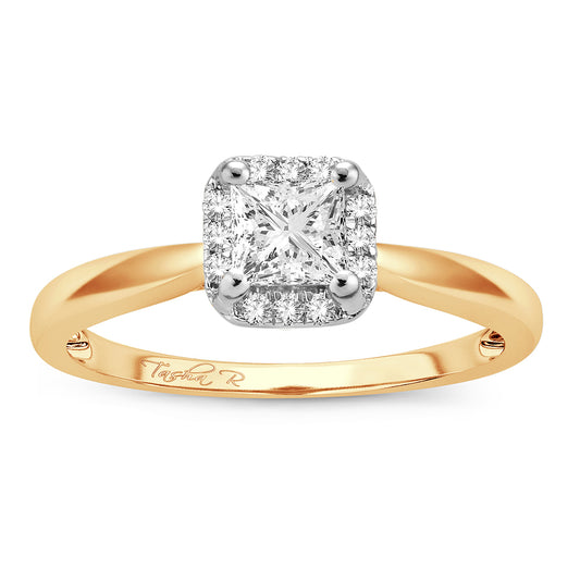 Classic Harmony - 14K 0.50CT Diamond Engagement Ring