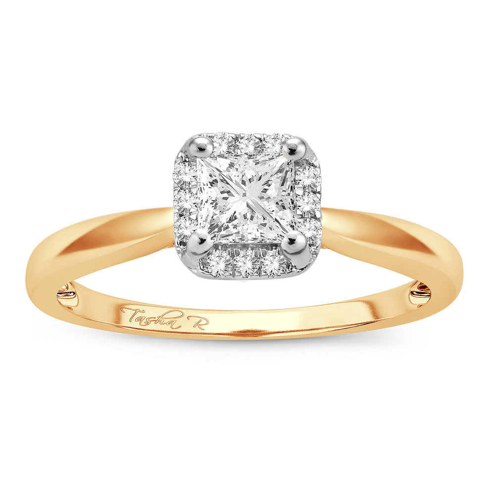 Classic Harmony - 14K 0.50CT Diamond Engagement Ring