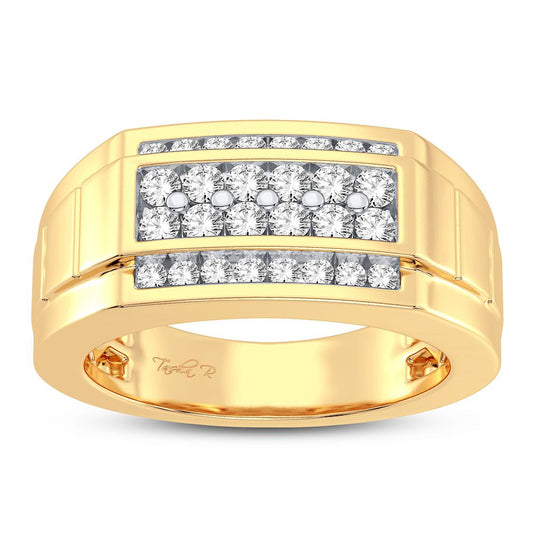 ANILLO DE DIAMANTES DE 14K Y 0,75CT