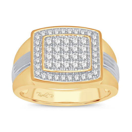 ANILLO DE DIAMANTES DE 14K Y 0,75CT