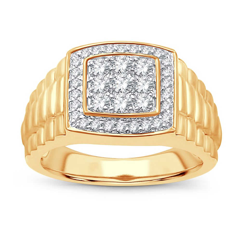 Anillo de diamantes de 14 quilates y 0,75 quilates