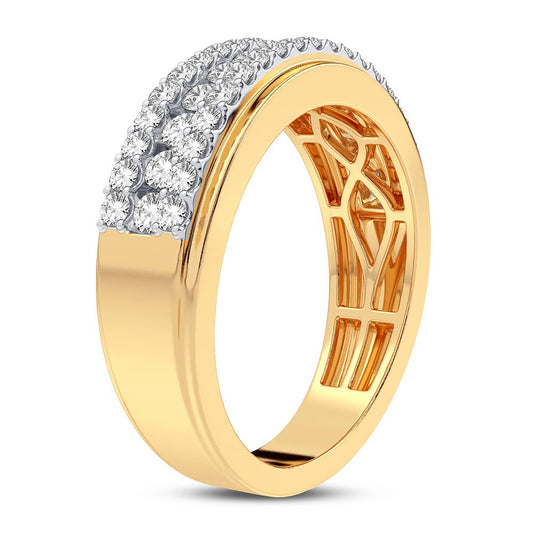 14K 1.00CT Diamond Band