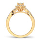 Celestial Spark - 14K 0.38 CT Diamond Engagement Ring