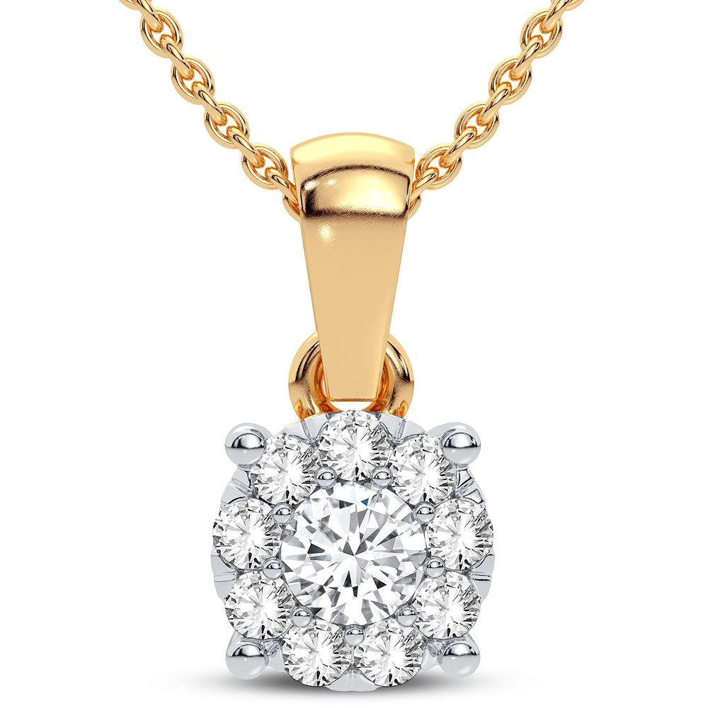 Colgante de diamantes de 14 quilates y 0,25 quilates
