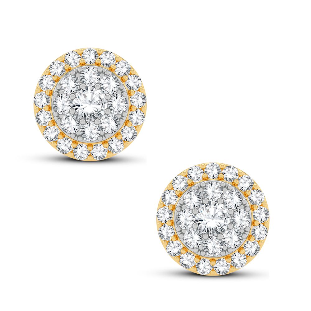 Pendiente de diamantes de 14 quilates y 0,62 quilates