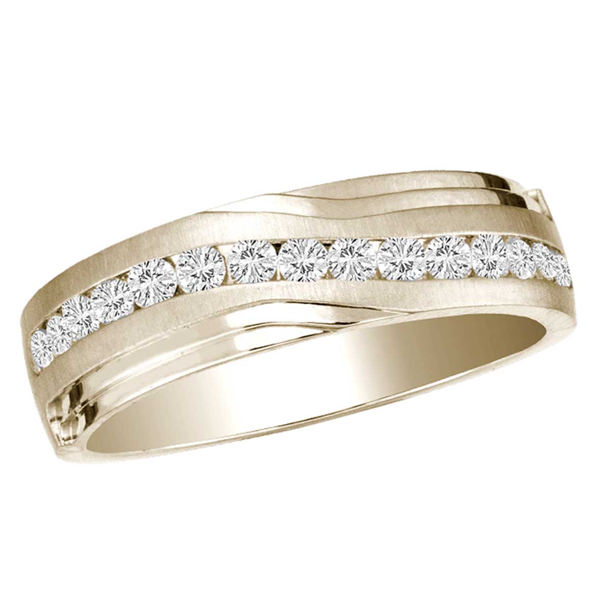 ANILLO de diamantes de 14 quilates y 0,50 quilates