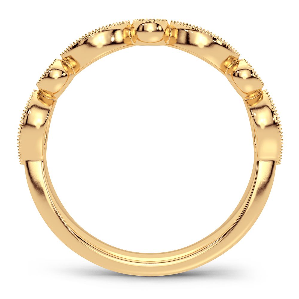 Eternal Dance - 14K Yellow Gold 0.17CT Diamond Band