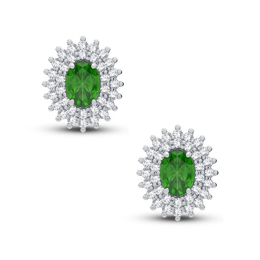 Pendiente de diamantes de 14 quilates y 0,50 quilates