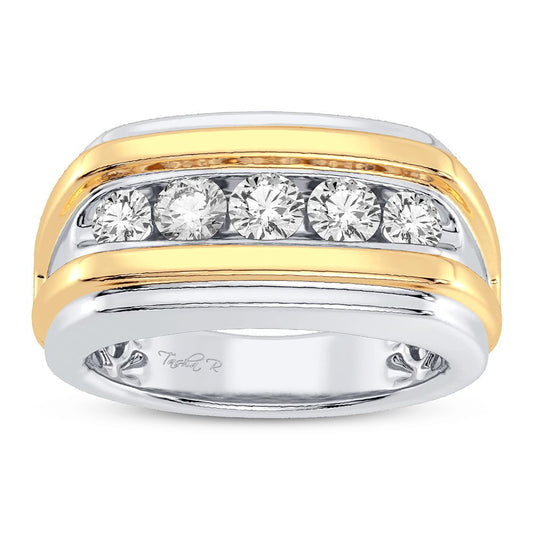 ANILLO DE DIAMANTES DE 14K Y 0,50CT
