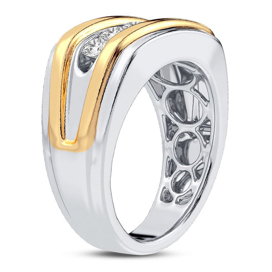 ANILLO DE DIAMANTES DE 14K Y 0,50CT