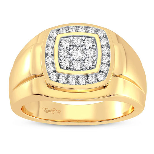 ANILLO DE DIAMANTES DE 14K Y 0,50CT