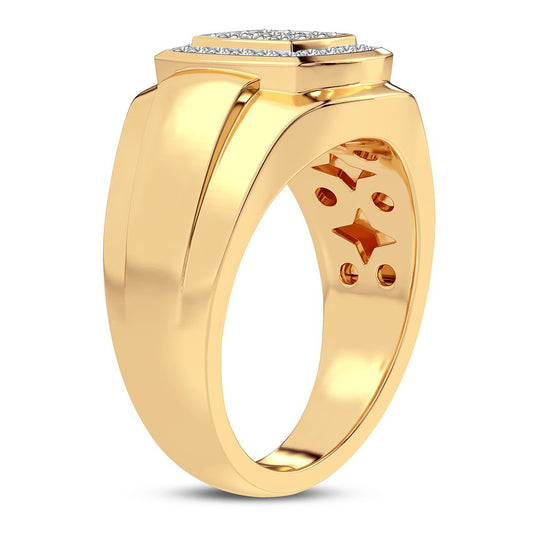 ANILLO DE DIAMANTES DE 14K Y 0,50CT