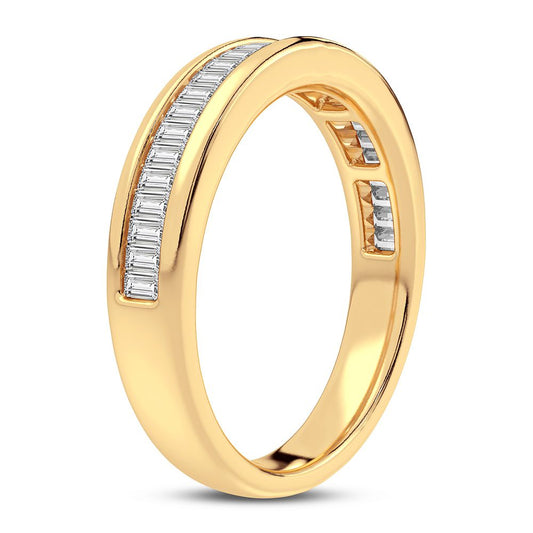 Golden Luster - 10K Yellow Gold 0.50CT Diamond Band