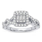 Radiant Elegance - 14K 0.50 CT Diamond Engagement Ring