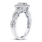 Radiant Elegance - 14K 0.50 CT Diamond Engagement Ring