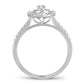 Halo Elegance - 14K 0.50 CT Diamond Engagement Ring