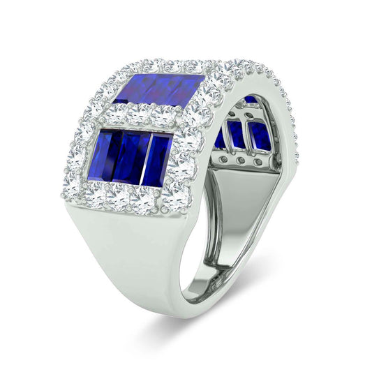 Alianza de diamantes de 14 quilates y 1,20 quilates