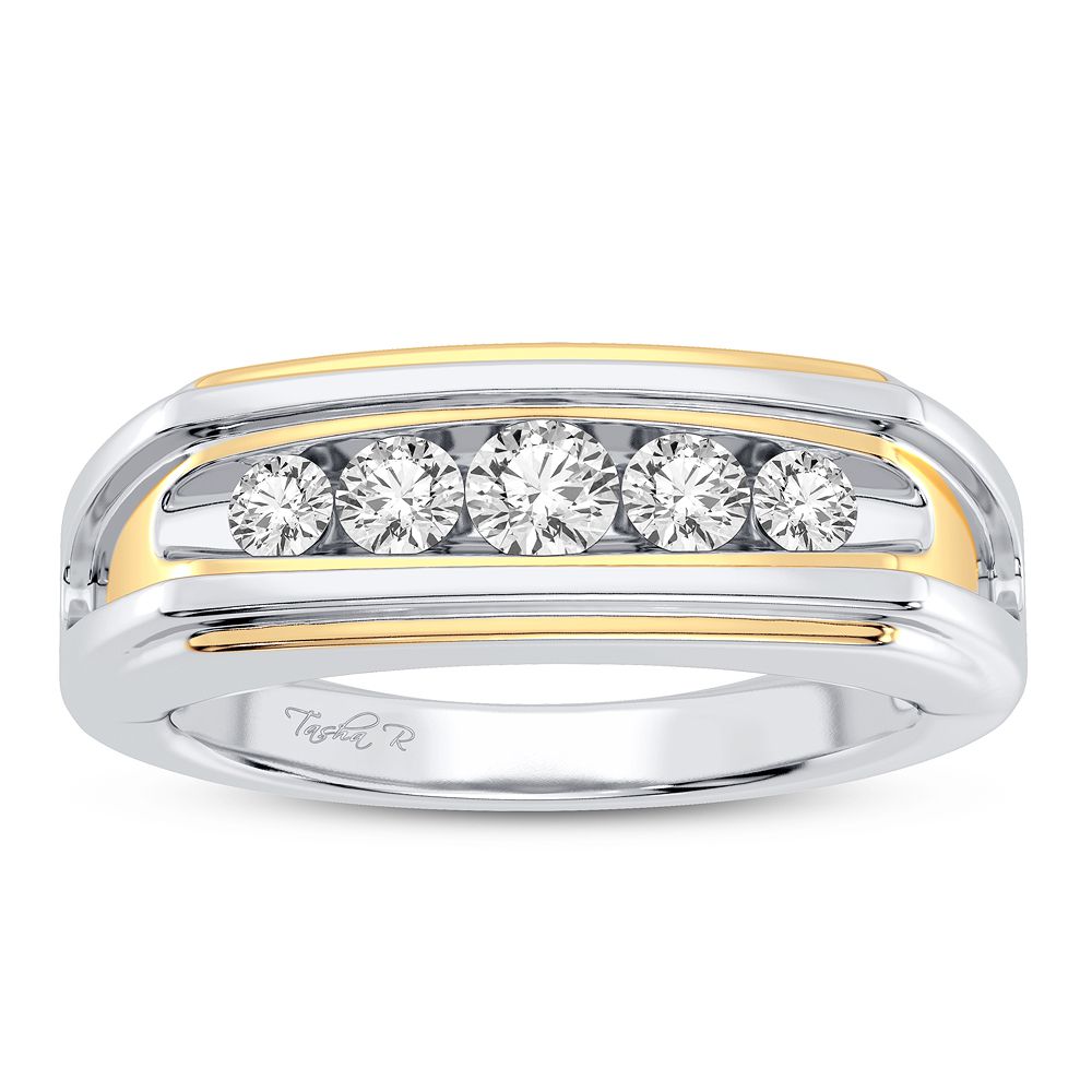 ANILLO DE DIAMANTES DE 14K Y 0,50CT