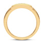10K Yellow Gold Channel-Set 0.25 CT Diamond Men's Ring