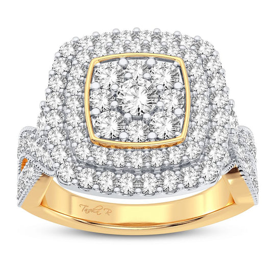ANILLO DE DIAMANTES DE 14K Y 1.50CT