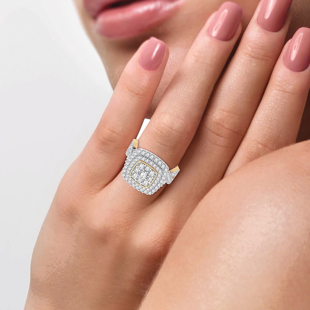 ANILLO DE DIAMANTES DE 14K Y 1.50CT