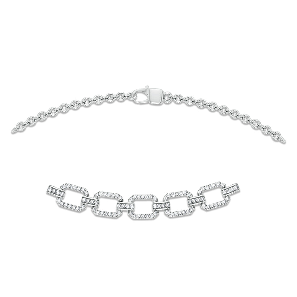 14K 1.00ct Diamond Necklace