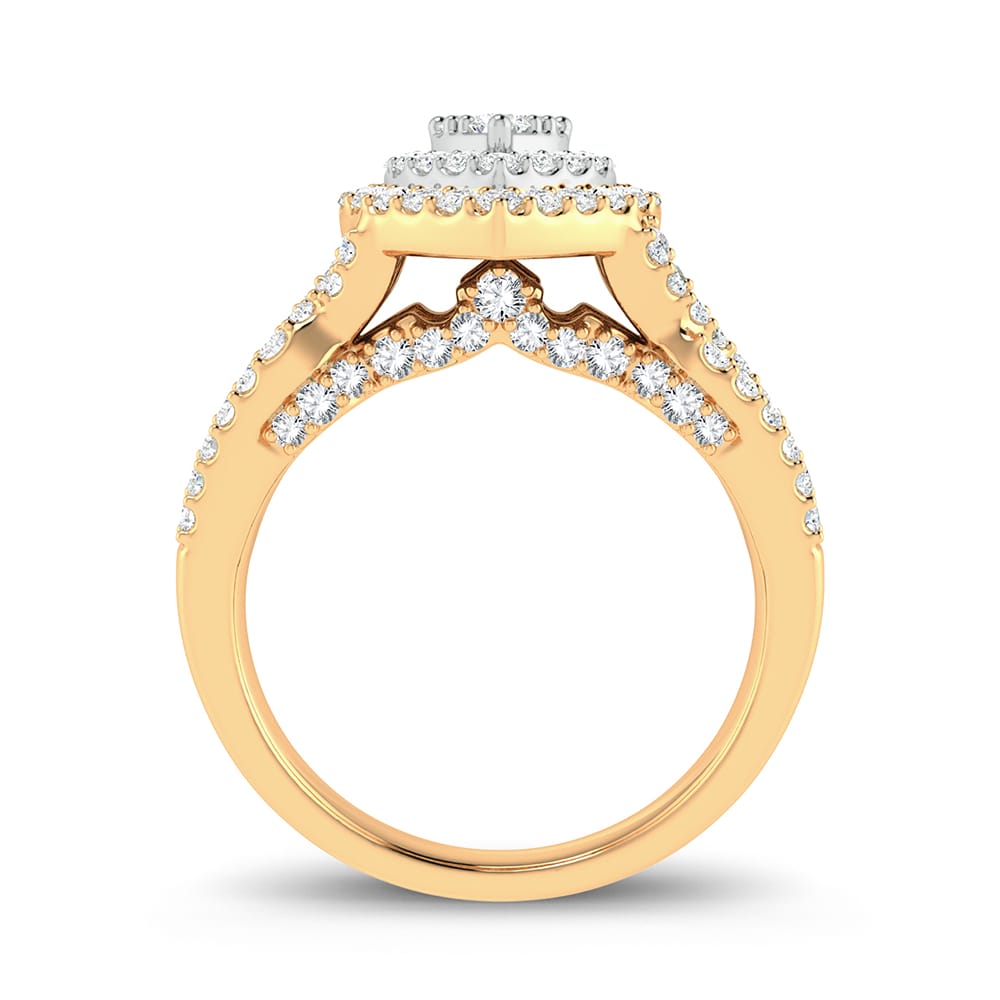 Golden Heartbeat - 14K 0.68 CT Fashion Ring