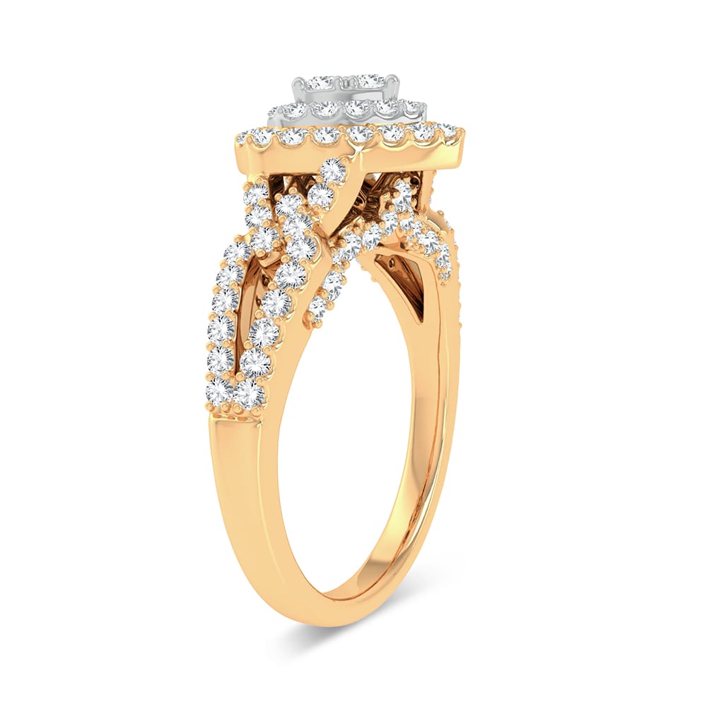 Golden Heartbeat - 14K 0.68 CT Fashion Ring