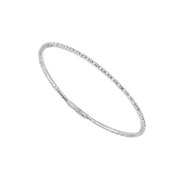 Petite Bangle Bracelet - 14K Gold 0.5 CT Diamonds