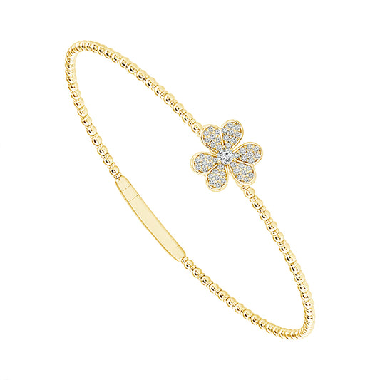 Diamond Bangle 0.20 ct tw 14k White Gold