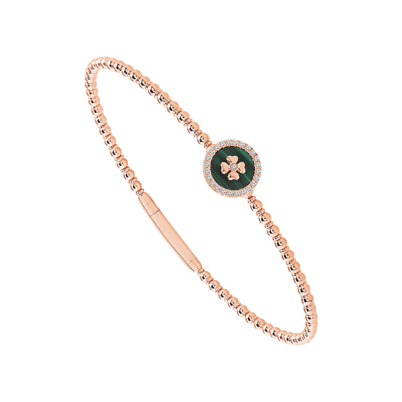 Diamond Bangle 0.10 ct tw 14k Yellow Gold