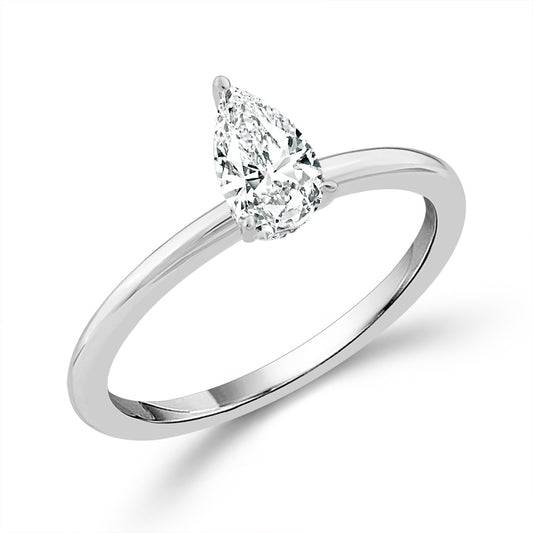 Diamond Engagement Ring 0.50 ct tw 14k White Gold