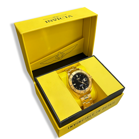 Reloj Invicta Pro Diver para hombre 15286 tono dorado con detalles de diamantes