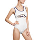 Ariel Jewelry Women's White  Classic One-Piece Swimsuit with Ariel's Jewelry Logo, Beachwear, Swimwear, Summer Essential, Pool Party Outfit, Vacation Must-Have