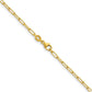 14K Yellow Gold Paperclip Necklace