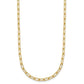 14K Yellow Gold Paperclip Necklace