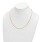 14K Yellow Gold Paperclip Necklace