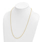 14K Yellow Gold Paperclip Necklace