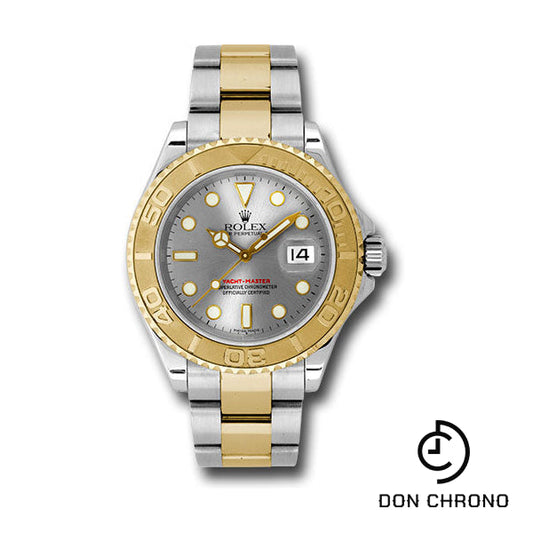 Reloj Rolex Yacht-Master 40 de acero y oro amarillo - Esfera gris - 16623 g