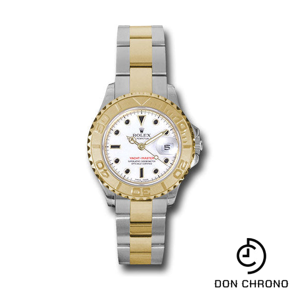Reloj Rolex Lady Yacht-Master 29 de acero y oro amarillo - Esfera blanca - 169623