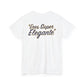 Ariel's Jewelry Super Elegante, Unisex Heavy Cotton Shirt, Elegant Graphic T-Shirt, Casual Gift for Jewelry Lovers, Birthday and Occasion Wear