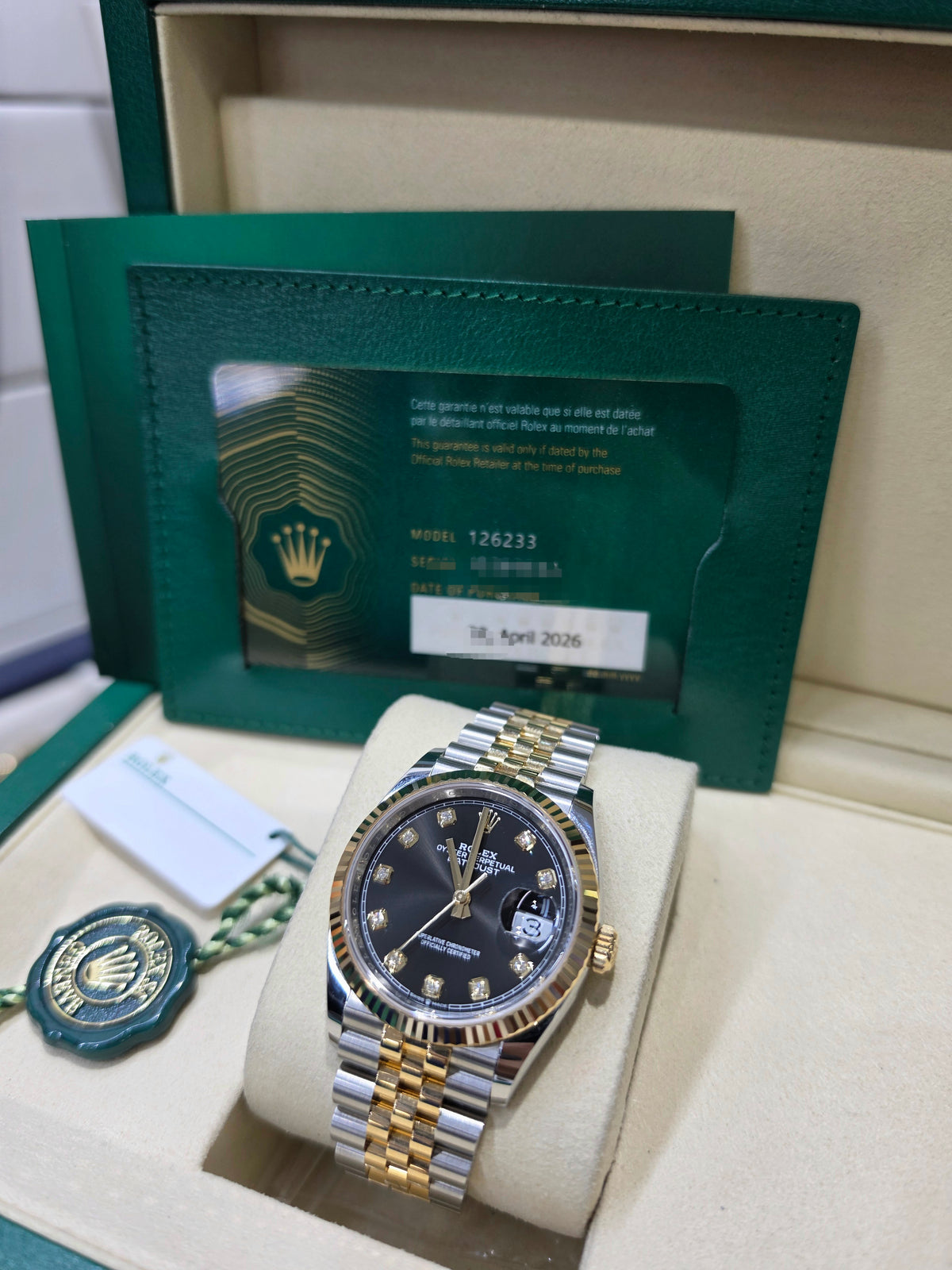 DATE JUST 36MM - 2026 FULL SET -M: 126233