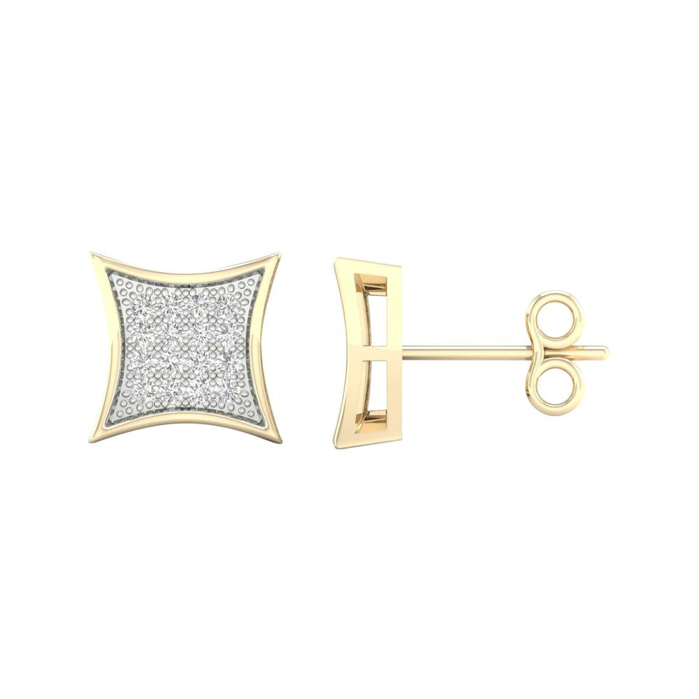 10K 0.10ct Diamond Earring