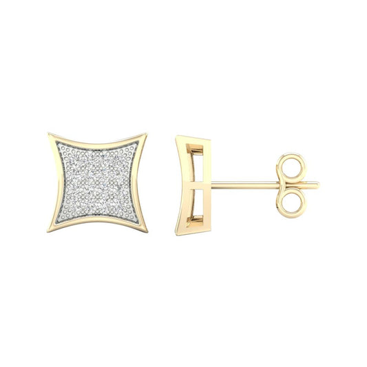 10K 0.10ct Diamond Earring