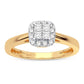 10K 0.25CT Diamond Ring