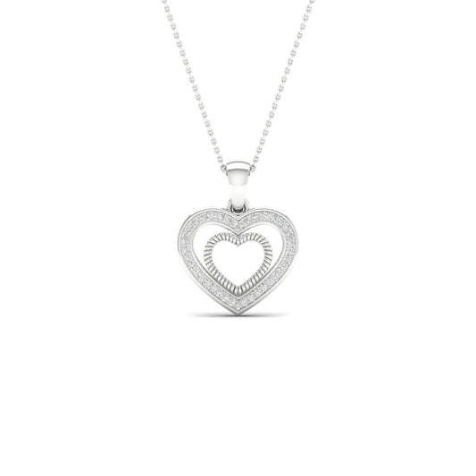 10K 0.09ct Diamond Pendant