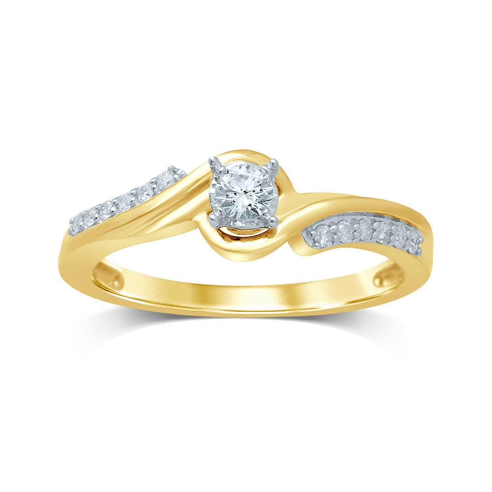 10K 0.20CT Diamond RING